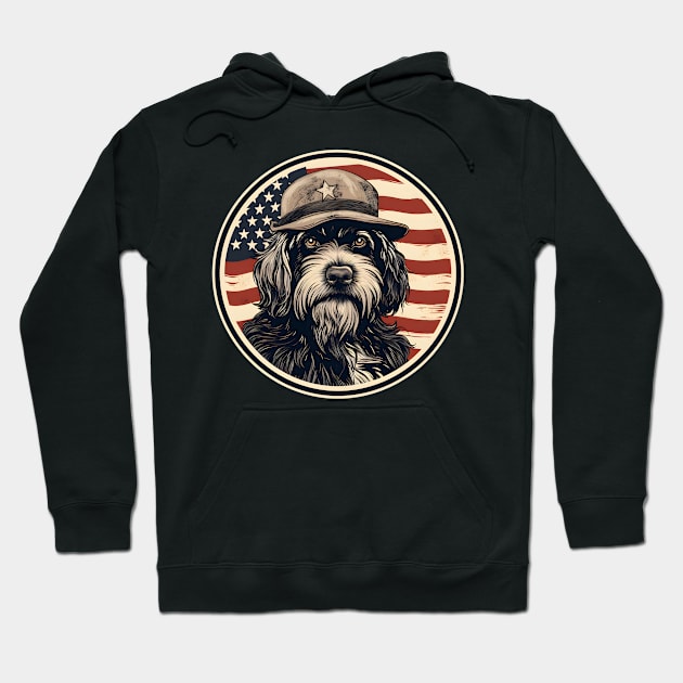 Patriotic Tibetan Terrier Hoodie by NatashaCuteShop